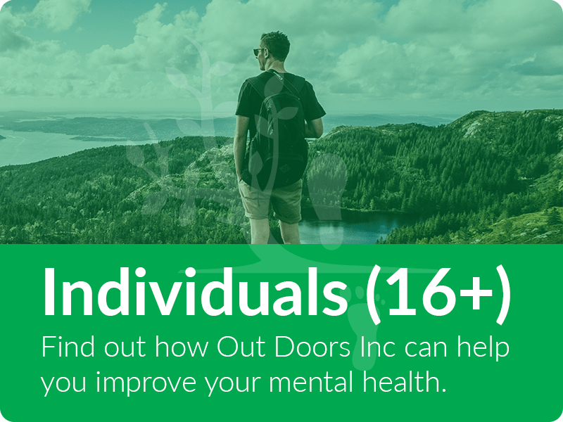 Out Doors Inc provides outdoor programs for better mental health to Individuals